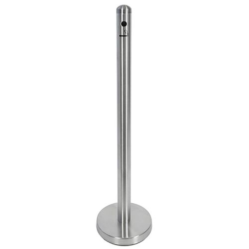 American Metalcraft® Smokers Pole, Free-Standing 15 in DIA x 40 in H, Stainless Steel